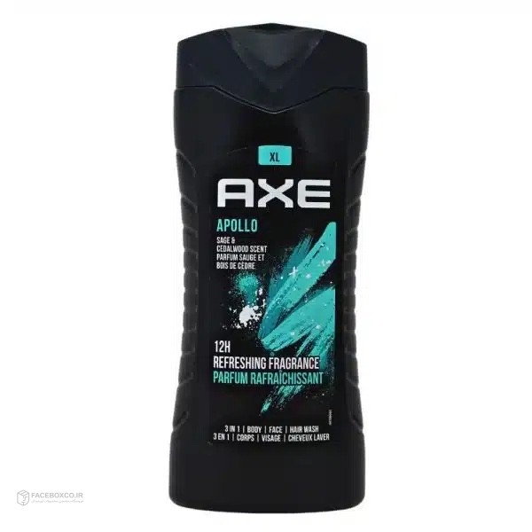 شامپو آکس آپولو Axe Apollo حجم 400  میلی لیتر اصل المان