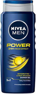 شامپو 3در یک نیوا مردانه 400 میل Nivea men power