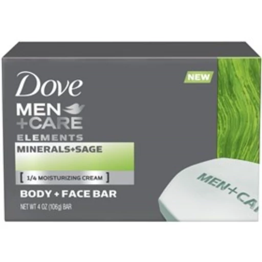 صابون بدن و صورت آقایان داو Dove Minerals Sage وزن 106 گرم