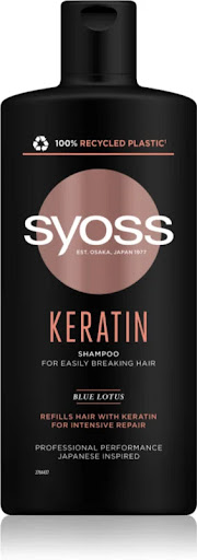 شامپو سلیوس مدل کراتین حجم 440 ملی لیتر اصلی SYOSS KERATIN